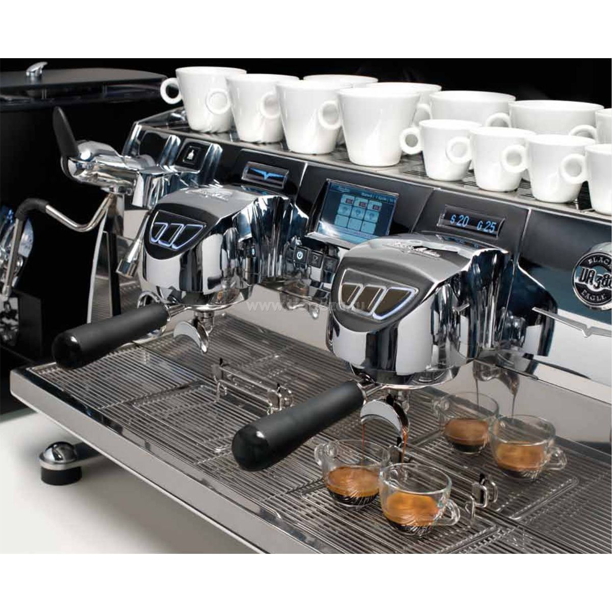 Кофемашина рожковая автоматическая VICTORIA ARDUINO VA 388 BLACK EAGLE GRAVIMETRIC 2 GR+LOW LEGS+380V+COL STEELUX