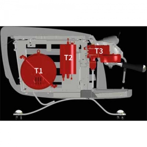 Кофемашина рожковая автоматическая VICTORIA ARDUINO VA 388 BLACK EAGLE GRAVIMETRIC 3 GR, 380 V, STEELUX