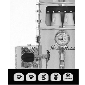 Кофемашина рожковая автоматическая VICTORIA ARDUINO VENUS BAR 3V CHROME, 220V