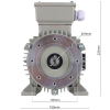 Электродвигатель 0,75 KW 400V 1400 об/мин фланец лапы вал 19 мм, фланец 120 мм